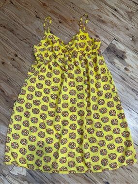 Old Navy Yellow Floral Dress